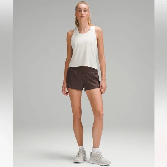 lululemon Hotty Hot High-Rise Lined Short 2.5" in Espresso Brown Size 4 New NWT - Picture 16 of 16